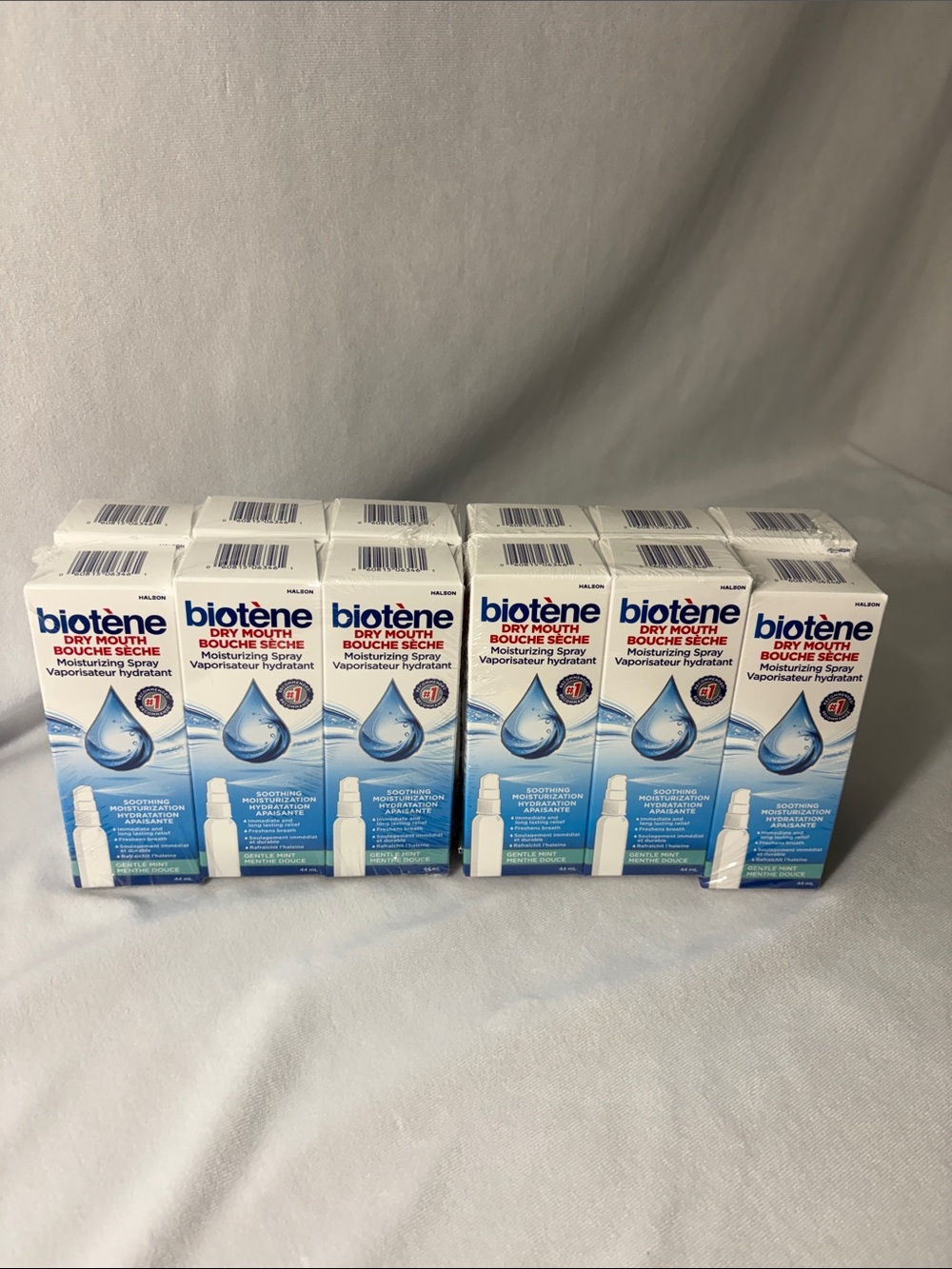 12x-Biotène Dry Mouth Moisturizing Spray 44ml- Brand New Factory Sealed